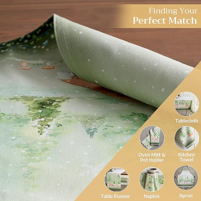 Maison d' Hermine Placemats Set of 4 Reusable 100% Cotton | Cloth Place Mats - Image 6