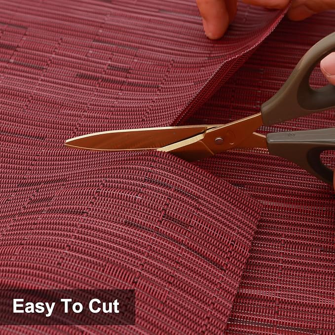 Table Runner 55 Inches Long, Vinyl Woven Heatproof Table Runners | Washable - Image 7