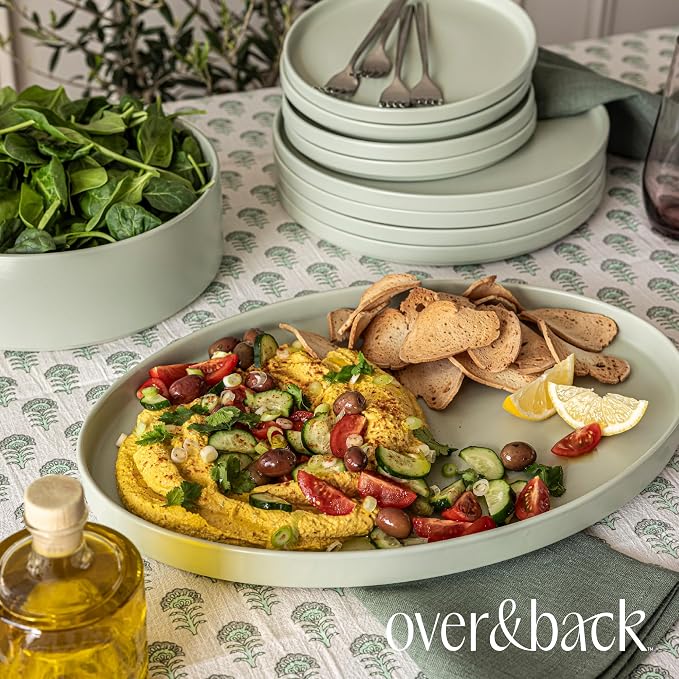 Over&Back Stackable Stoneware Serving Platter - Image 6