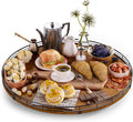 AMH 21-Inch Walnut-Finish Wooden Lazy Susan Organizer by AMH