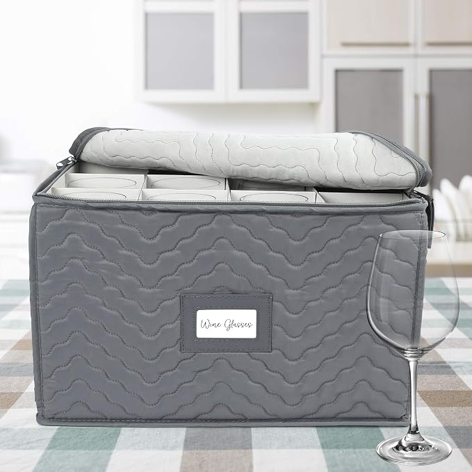 LotFancy Stemware Storage Container - Image 8