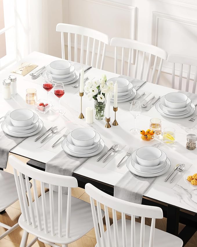 MALACASA 24-Piece Dinnerware Set - Image 8