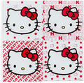 Sanrio Hello Kitty Red Bow Glass Coasters by SilverBuffalo