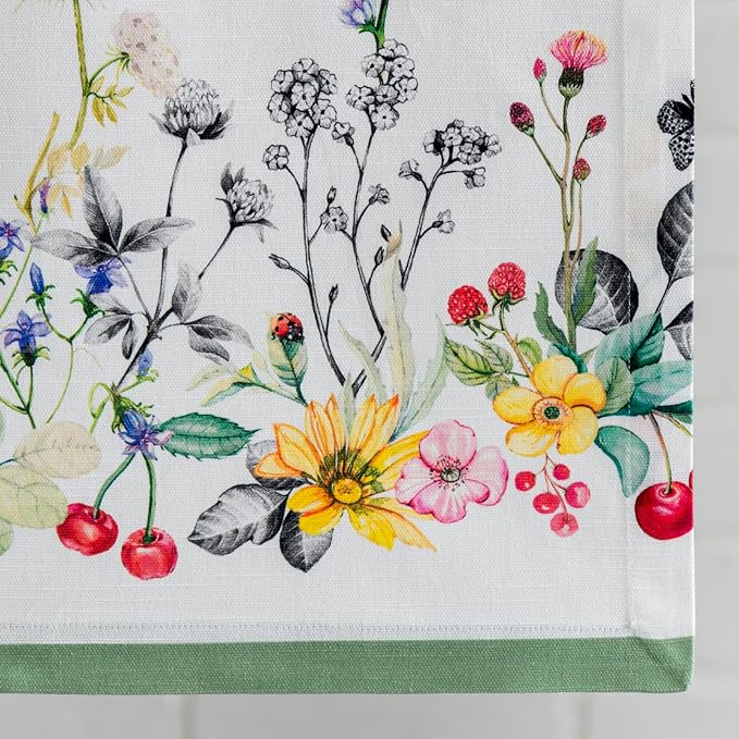 Maison d' Hermine Table Runner 100% Cotton 14.50" x 72" | Table Runners 72 - Image 8