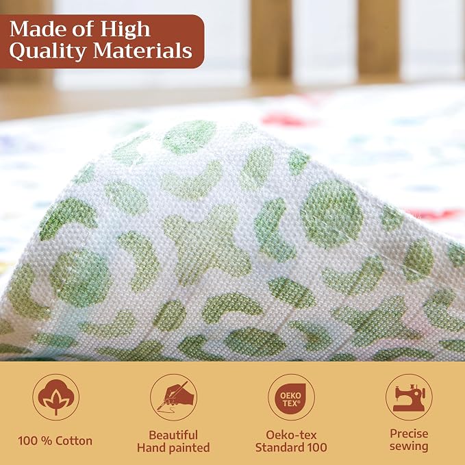 Maison d' Hermine Placemats Set of 4 Reusable 100% Cotton | Cloth Place Mats - Image 3
