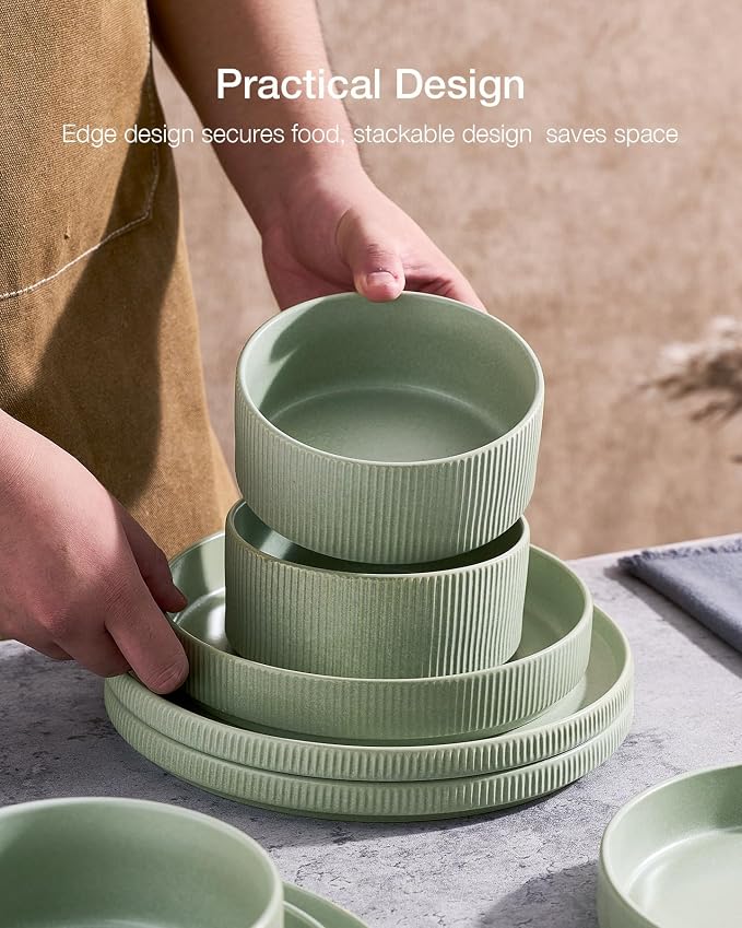 Famiware Star Plates and Bowls Sets, Chip & Scratch Resistant. Microwave & - Image 6