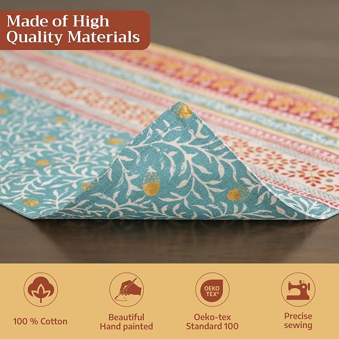 Maison d' Hermine Placemats Set of 4 Reusable 100% Cotton | Cloth Place Mats - Image 3