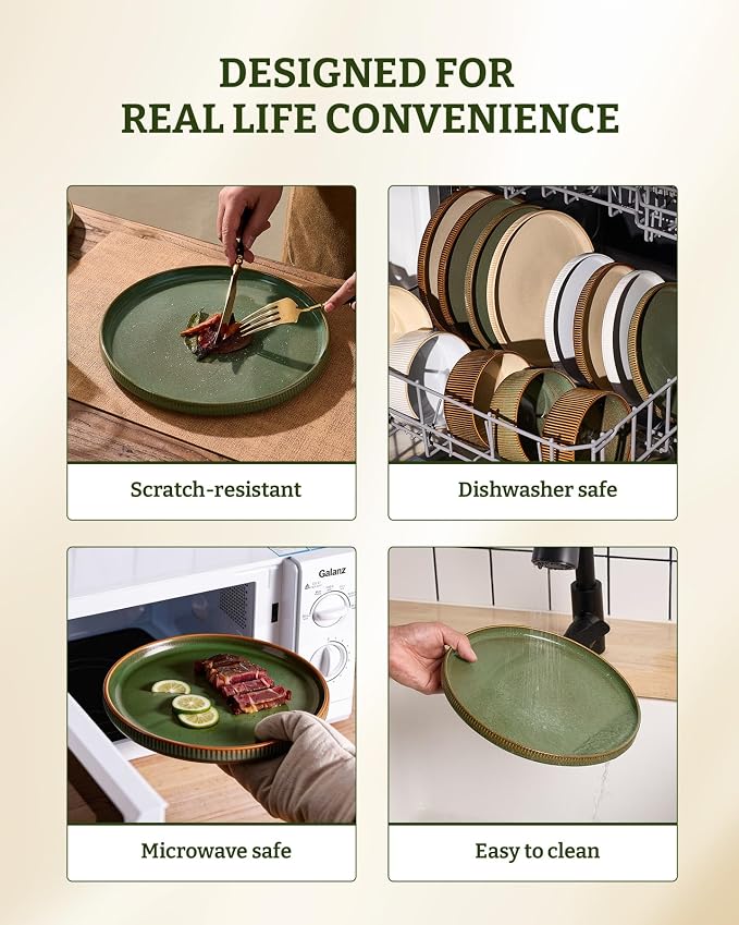 famiware Star 10/8 inches Dinner Plates Set - Image 8