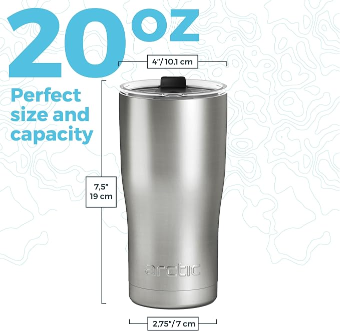 | 20 oz Rose Insulated Tumbler - Image 3