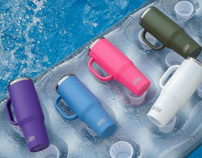 Beast 42 oz Tumbler with Handle Stainless Steel Vacuum Insulated Coffee Ice Cup - Image 3