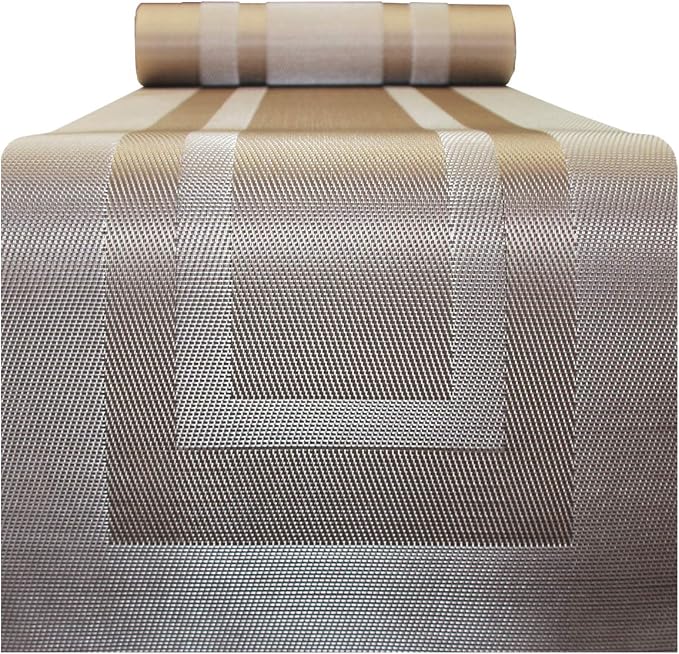 PIGCHCY 72 inches Table Runner, Table Centerpiece, Heat Resistant Vinyl Woven by PIGCHCY