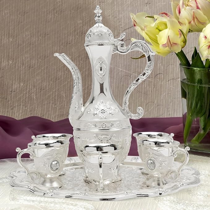 Turkish Tea Set, Vintage Coffee Pot - Image 4