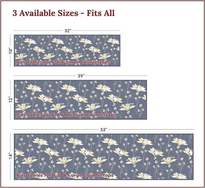 Heat Resistant Table Runner, 39 x 12 Inch - Image 4