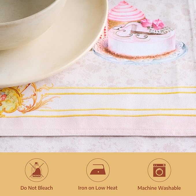 Maison d' Hermine Placemats Set of 4 Reusable 100% Combed Cotton | Cloth Place - Image 8