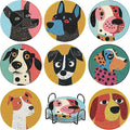 VIGEGU 8 Pack Dog Diamond Art Coasters Kits- Diamond Painting Coasters Kits | by VIGEGU