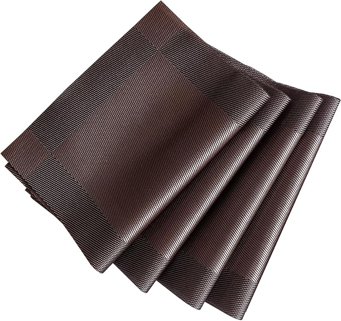 Table Placemats Dining Table Place Mats Set of 4 Heat Resistant Insulation - Image 2