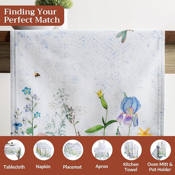 Maison d' Hermine Table Runner 100% Cotton 14.50" x 72" | Table Runners 72 - Image 4