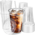 Fit Meal Prep 100 Pack 24 oz Plastic Iced Coffee Cups by FMPBRANDS