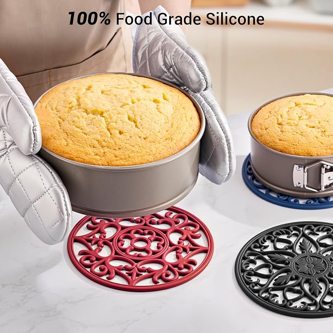 SMARTAKE 6 Set Silicone Trivet Mats - Image 6