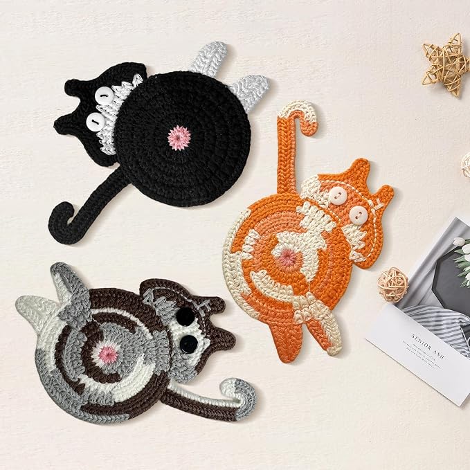 Drink Coaster, Woven Creative Coasters - Image 6