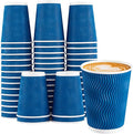 Lamosi 50 Count Insulated Coffee Cups 12 oz, Disposable Paper Cups No Lids | by BuyNow