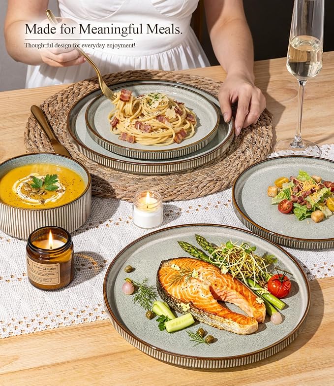 GBHOME Stoneware Dinnerware Sets - Image 6