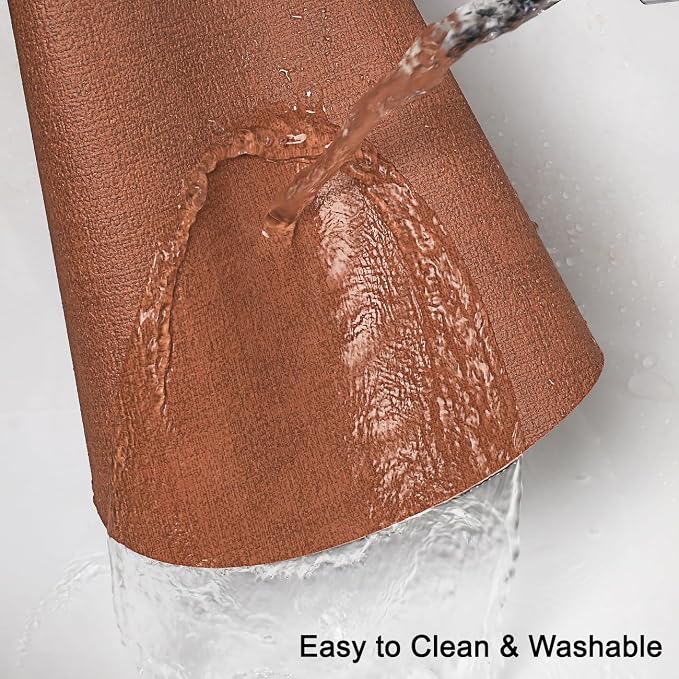 Faux Leather Placemats Set of 6, Dual Sided - Image 4