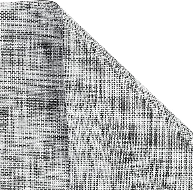 SHACOS Woven Vinyl Placemats Set of 4 Wipe Clean Reversible Table Mats Heat - Image 5