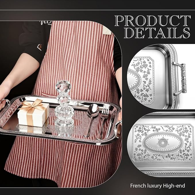 Rtteri Silver Serving Trays - Image 5