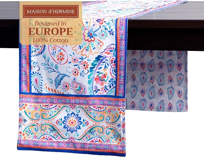 Maison d' Hermine Table Runner 100% Cotton 14.50" x 72" | Table Runners 72 by MaisondHermine