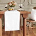FOLINS&HOME White Waterproof Decorative Table Runner 72 Inches Long | 210GSM by FOLINSHOME