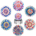Boho Coasters Set of 6, Coasters by XCEWA