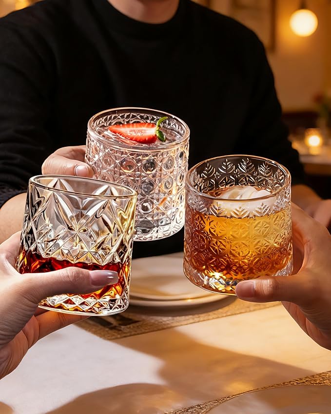 CEEFU 360° Spinning Whiskey Glasses Set - Image 9