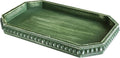 Hrastany Green Wood Decorative Tray, Coffee Table Tray by Hrastany