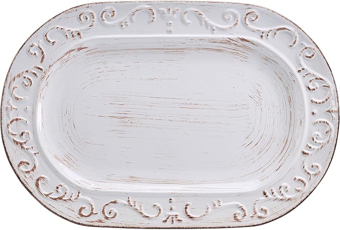 Pfaltzgraff Trellis Serving Platter, 13.75 inch - Image 4