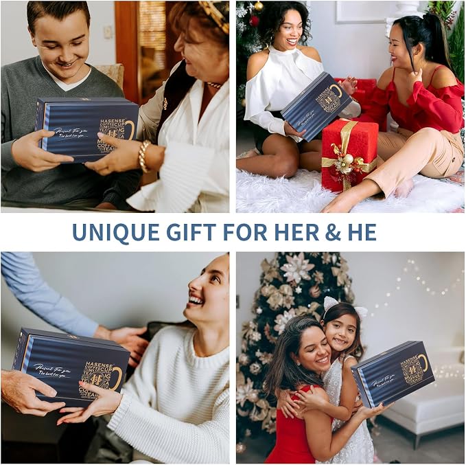 HASENSE Ceramic Coffee Mug Set of 2, 20 Oz Tea Cups - Image 2