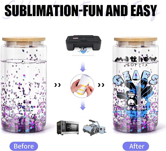 AGH 16OZ Sublimation Snow Globe Glass - Image 4