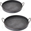 Hipiwe Industrial Style Metal Iron Tray by Hipiwe