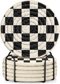 Absorbent Cup Coasters Set of 6 by Kokaaee