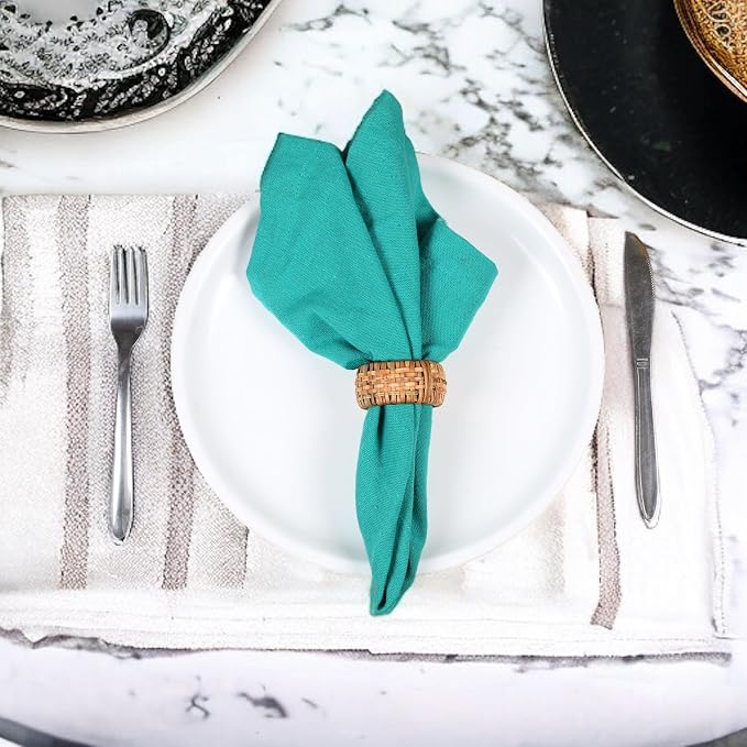 ALPHA Living HOME Boho Chic Dining Décor Set of 12 - Image 8