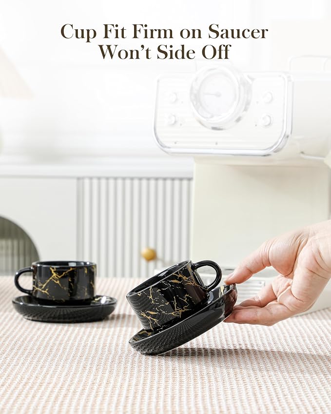 MALACASA 4 OZ Porcelain Espresso Cups - Image 6