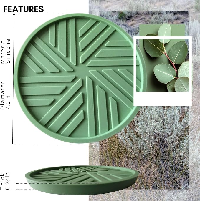 Silicone Coasters Set of 6 - Image 2