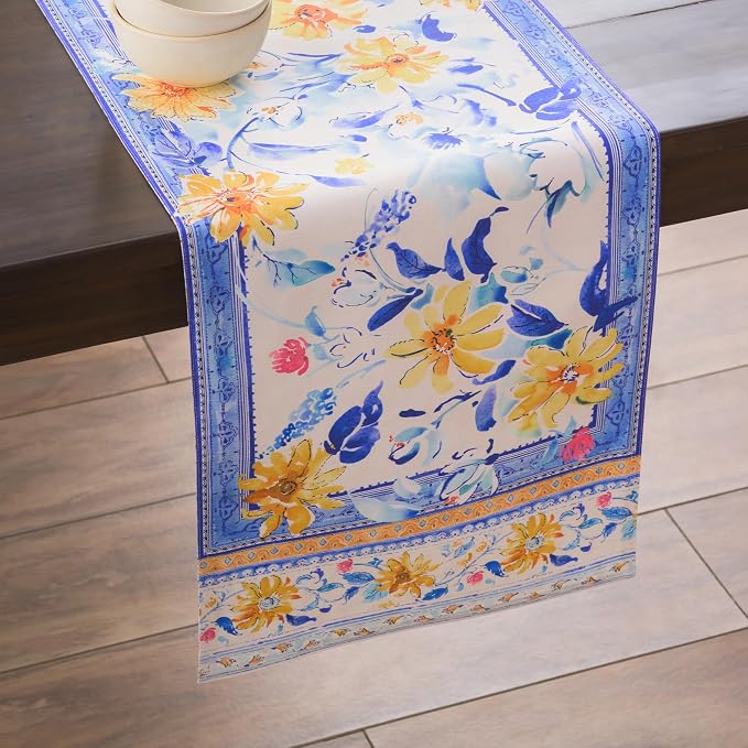 Maison d' Hermine Table Runner 100% Cotton 14.50" x 72" | Table Runners 72 - Image 9