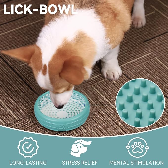 Dog Lick Bowl, Animire Freeze Lick Mat - Image 5