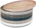 MORA Ceramic Flat Plates Set of 6-8 in by MORA