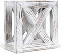 Farmhouse Wooden Napkin Holder for Tables, Rustic Kitchen Decor | for Counter by PUERSI