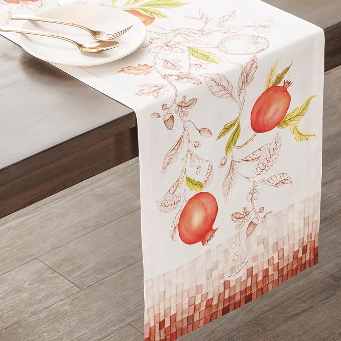 Maison d' Hermine Table Runner 100% Cotton 14.50" x 72" | Table Runners 72 - Image 9