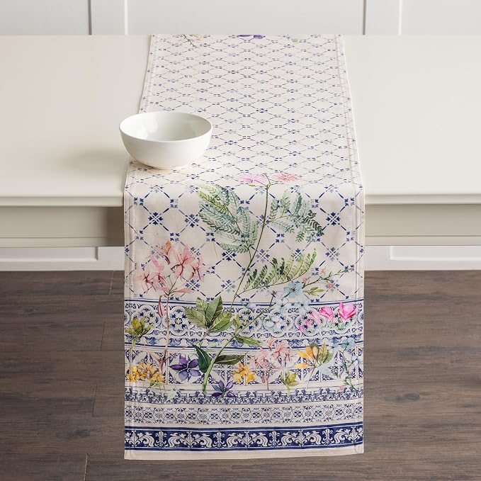 Maison d' Hermine Table Runner 100% Cotton 14.50" x 72" | Table Runners 72 - Image 8