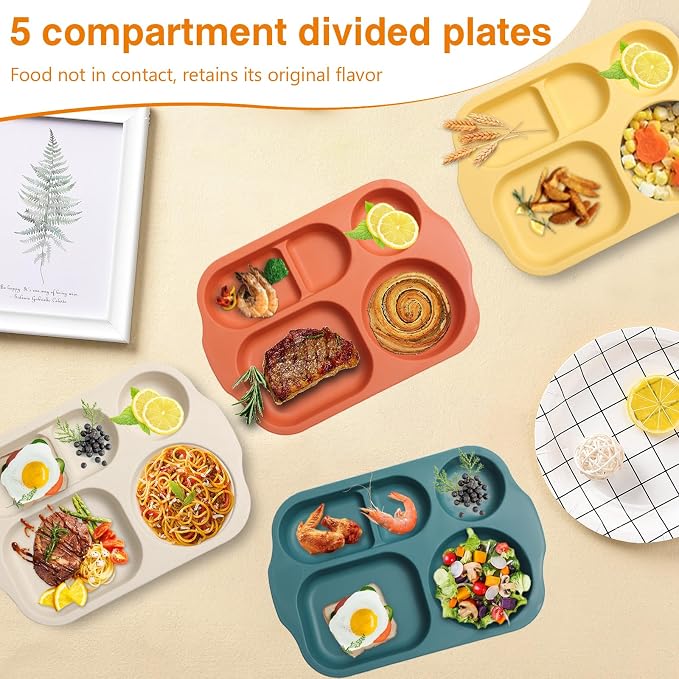 12 Inch Unbreakable Divided Plates - Image 2