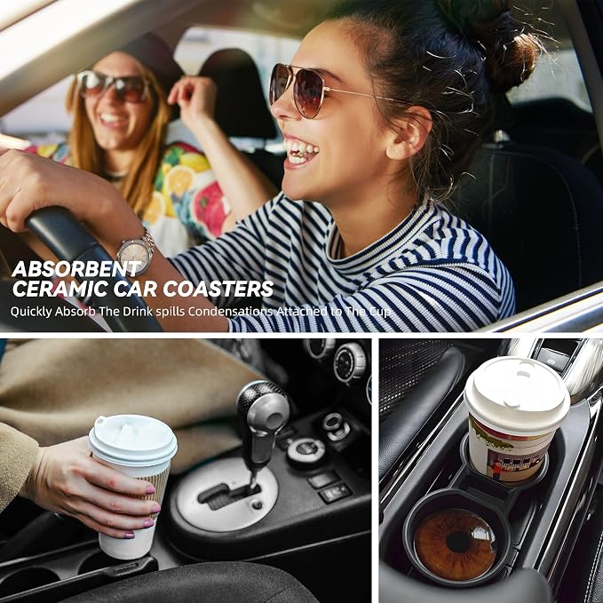 Car Coasters for Cup Holder 2 Pack - Image 6